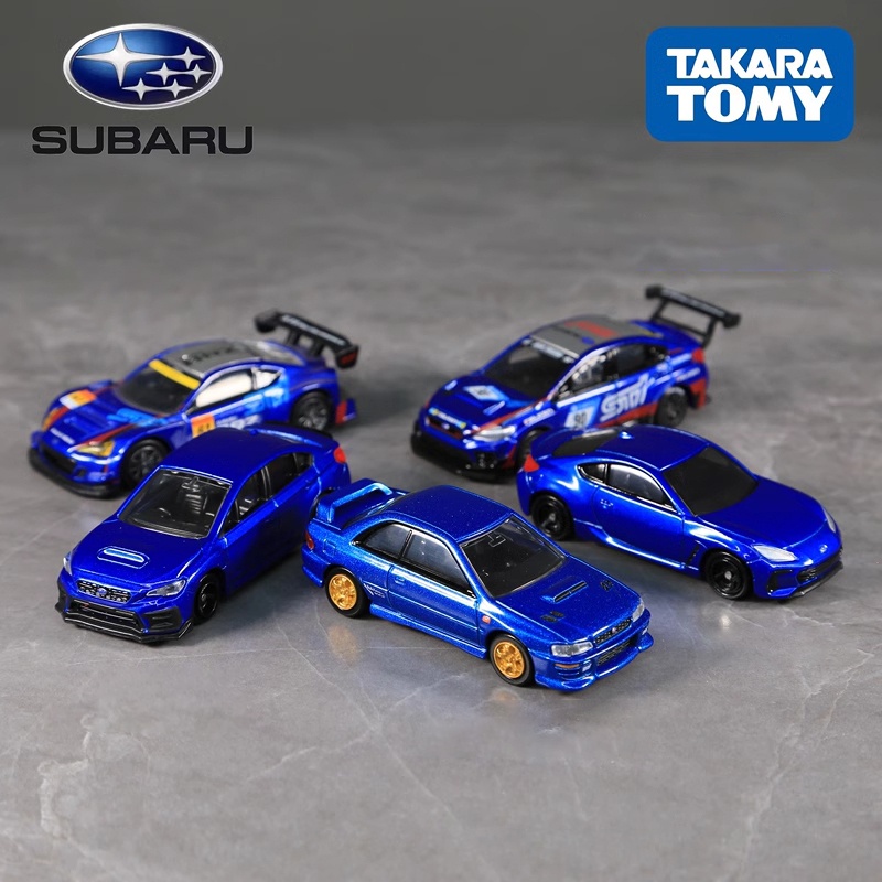 Tomy JDM STI WRX Subaru BRZ 合金壓鑄和玩具車兒童微型比例模型車