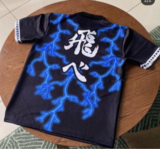 藍色 2023 Baju 復古領球衣 Berkolar Viral Tiktok Jersi Bola Murah 新設