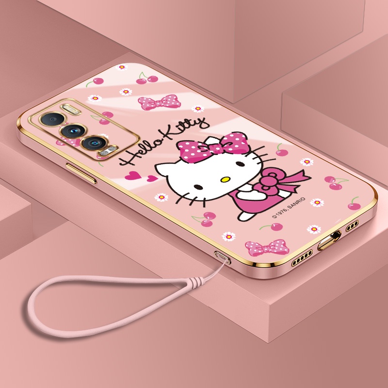 外殼 Realme Q3 Pro Q3i Q5 V5 V25 X X7 5G Hello Kitty 手機殼 hello