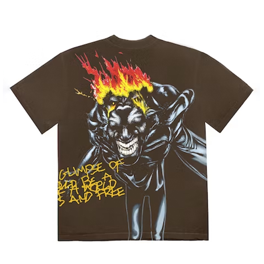 [FLOMMARKET] Travis Scott Utopia I Tee 怪物 短T 咖啡色