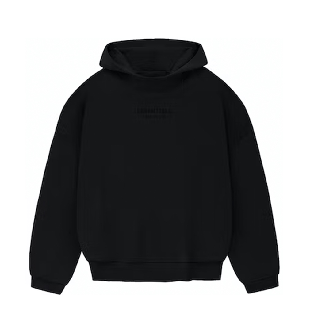 [FLOMMARKET] FOG Essentials 23FW Hoodie Jet Black 胸口小字 帽T 黑色