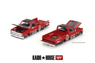 Kaido House x MINI GT Sierado 皮卡車 KAIDO V1 紅色 #11 壓鑄模型車