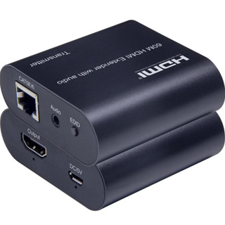 ♞4k 120m HDMI 延長器 Vs 1080p 60m HDMI 延長器音頻視頻轉換器由 Rj45 Cat5e C