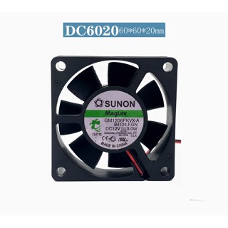 ♞建準SUNON GM1206PKVX-A 6CM/釐米 6020 4線CPU散熱風扇 12V 3.0W