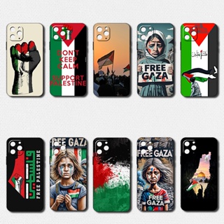 Iphone 11 Pro 11 Pro Max 巴勒斯坦加油軟黑色手機殼防摔保護套
