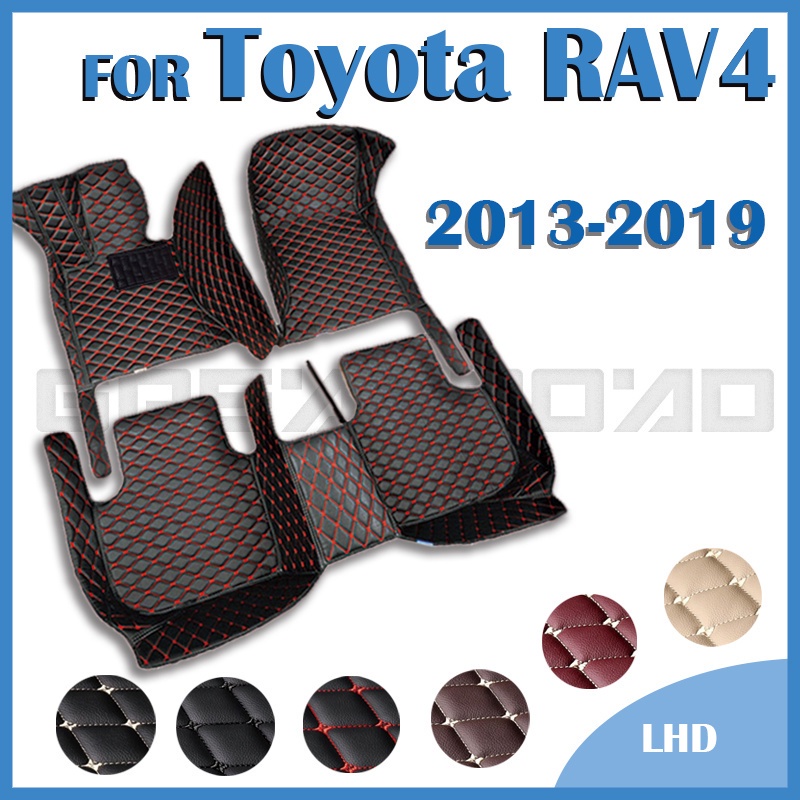 豐田 RAV4 非混合動力汽車腳墊 2013 2014 2015 2016 2017 2018 2019 定制汽車腳墊內