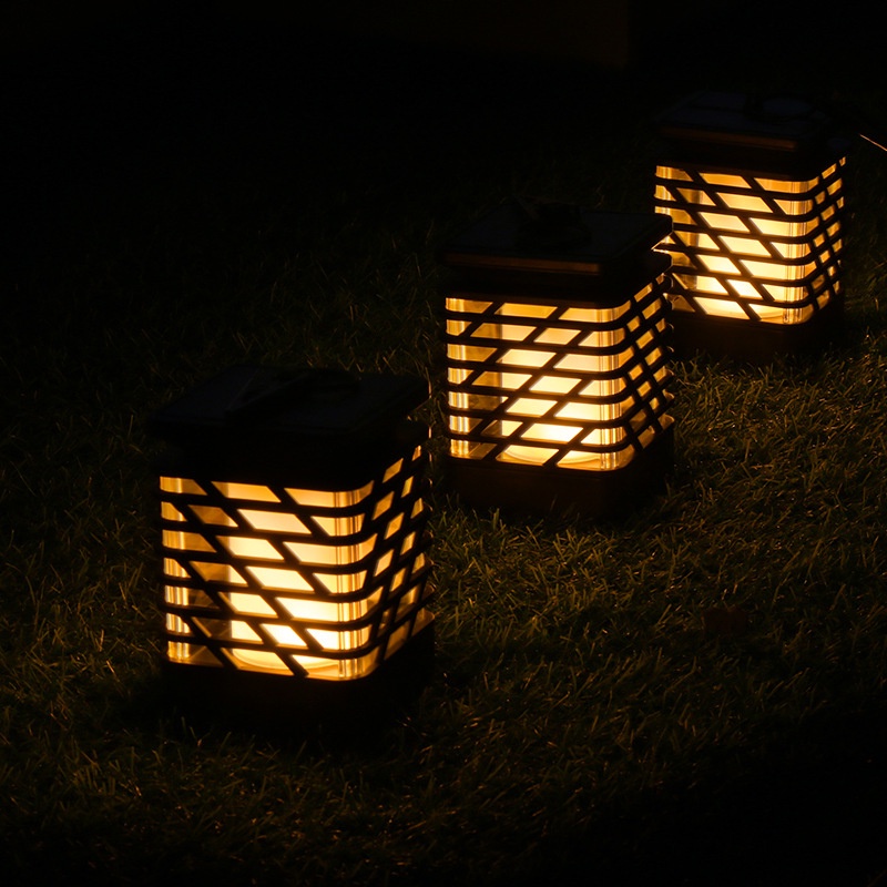 精選好貨🔥穎豪太陽能燈 太陽能火焰燈蠟燭燈 戶外led庭院草坪燈