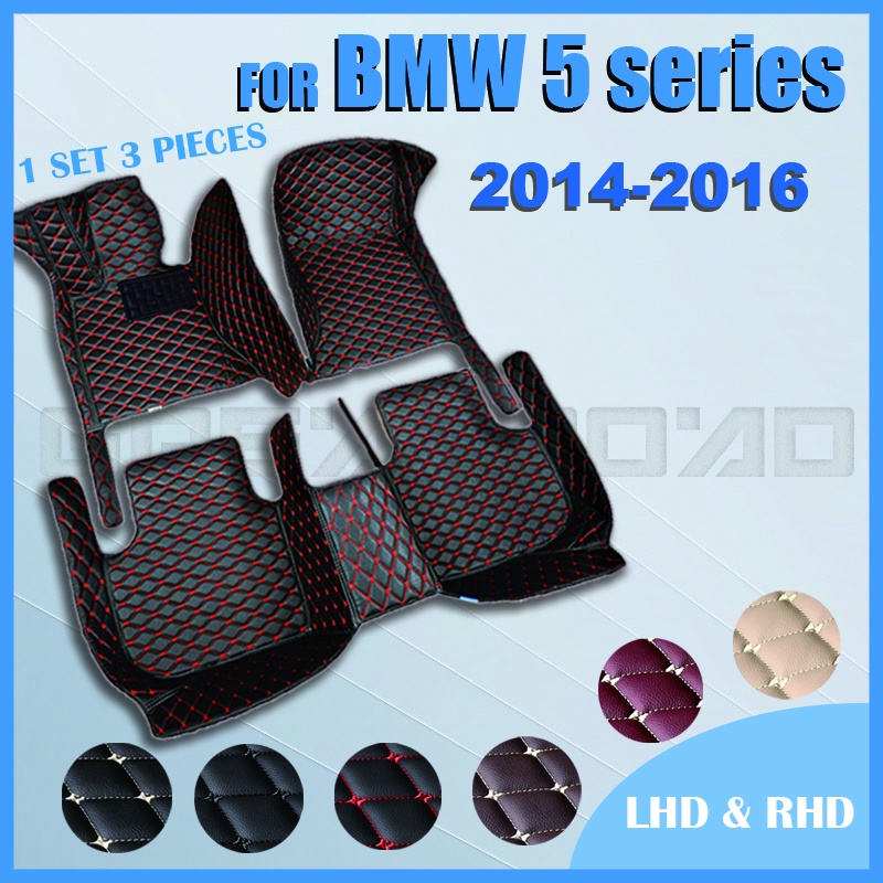 BMW 適用於寶馬 5 系 F10 520i 528i 535i 2014 2015 2016 定制汽車腳墊汽車地毯罩的