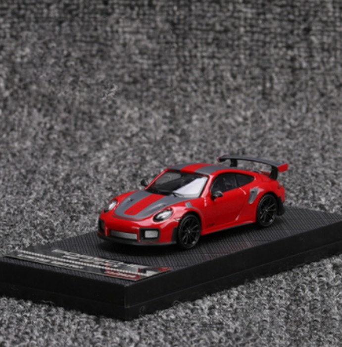 限量版1/64組合壓鑄超模911 GT2 RS金屬汽車玩具收藏兒童交通禮品