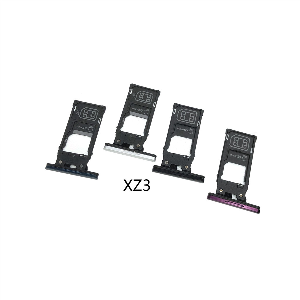 適用於索尼 Xperia XZ3 Sim 卡插槽托盤支架 XZP Sim 卡讀卡器插座端口更換零件