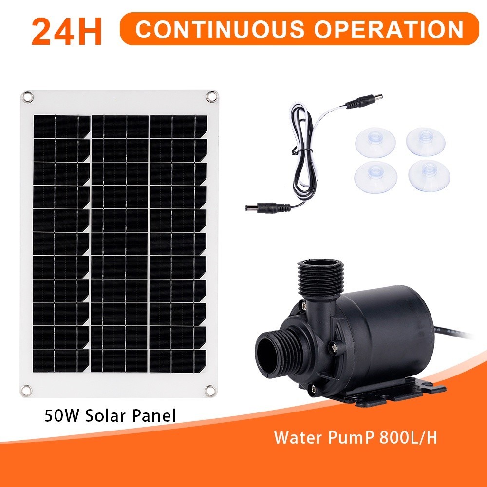 19w 太陽能微型水泵無刷電機,用於熱水器人造噴泉洗碗機魚池