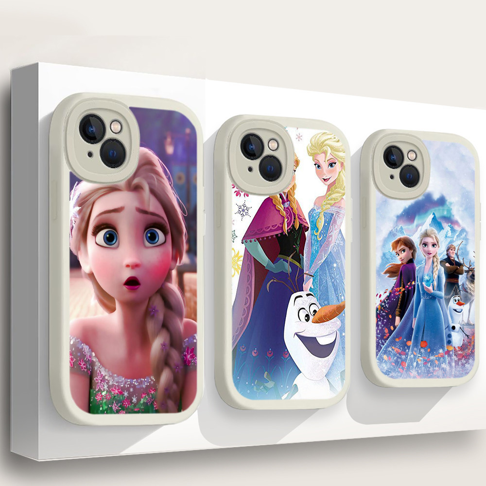 適用於 iPhone 11 12 13 Mini Pro Max 液態矽膠 TPU 軟殼 K501 Frozen
