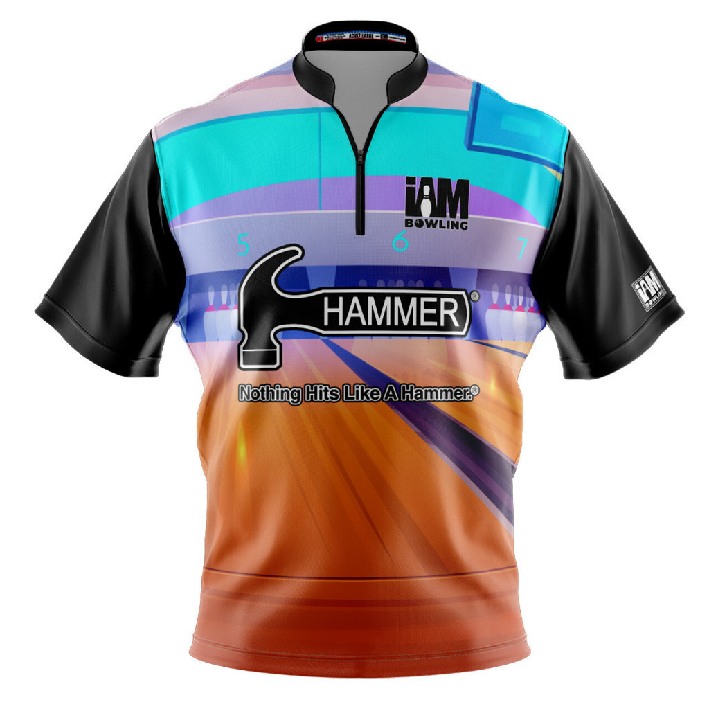 Hammer DS 保齡球球衣 - 2024 年設計-HM 保齡球雪松球衣 3D POLO SHIRT