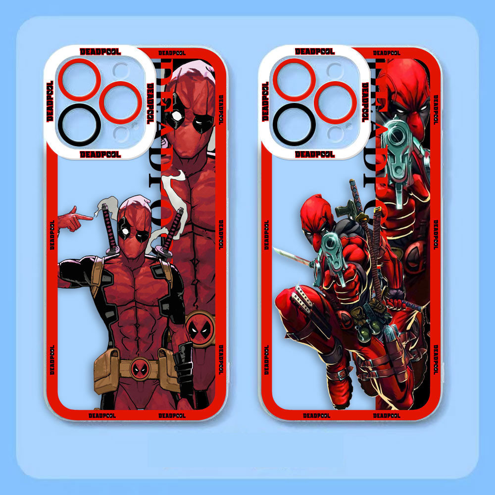 XIAOMI 復仇者聯盟 Marvel Deadpool Cover 透明天使眼手機殼適用於小米 Redmi K40 1