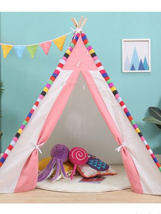 兒童室內帳篷遊戲屋夢幻公主粉紅野餐拍照寶寶郊遊幼兒園活動帳篷