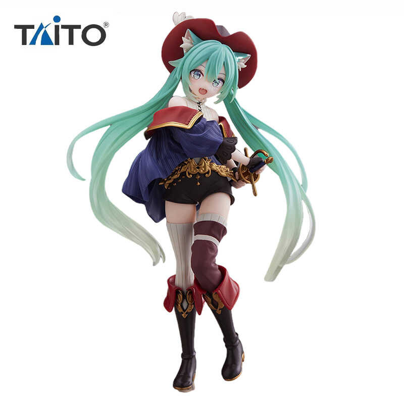 原創 TAITO 初音未來 Vocaloid 童話系列貓靴 18 厘米 Pvc 動漫人物公仔