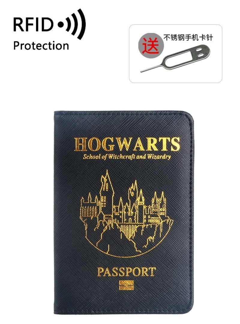 哈利波特RFID新款格蘭芬多斯萊林鷹院電影卡位旅行護照套證件包