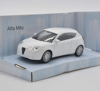MONDO正版1:43合金汽車模型玩具 阿爾法羅密歐 Romeo Mito轎車