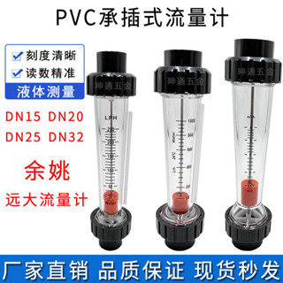 PVC塑膠管轉子流量計LZS-DN15 20 25 32承插式管道液體水處理裝置