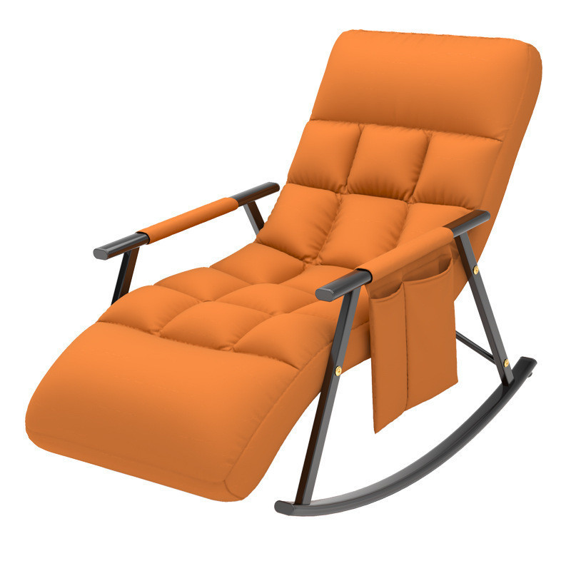 【屋裡屋外】科技布搖椅躺椅大人陽台家用休閑可躺可睡懶人沙發單人網紅搖搖椅午睡椅