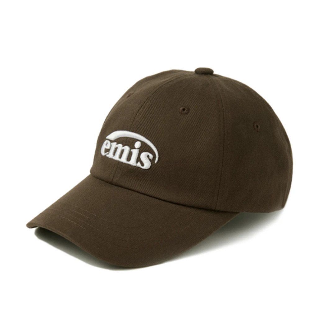 [FLOMMARKET] emis New Logo Emis Cap 電繡Logo 老帽 咖啡色