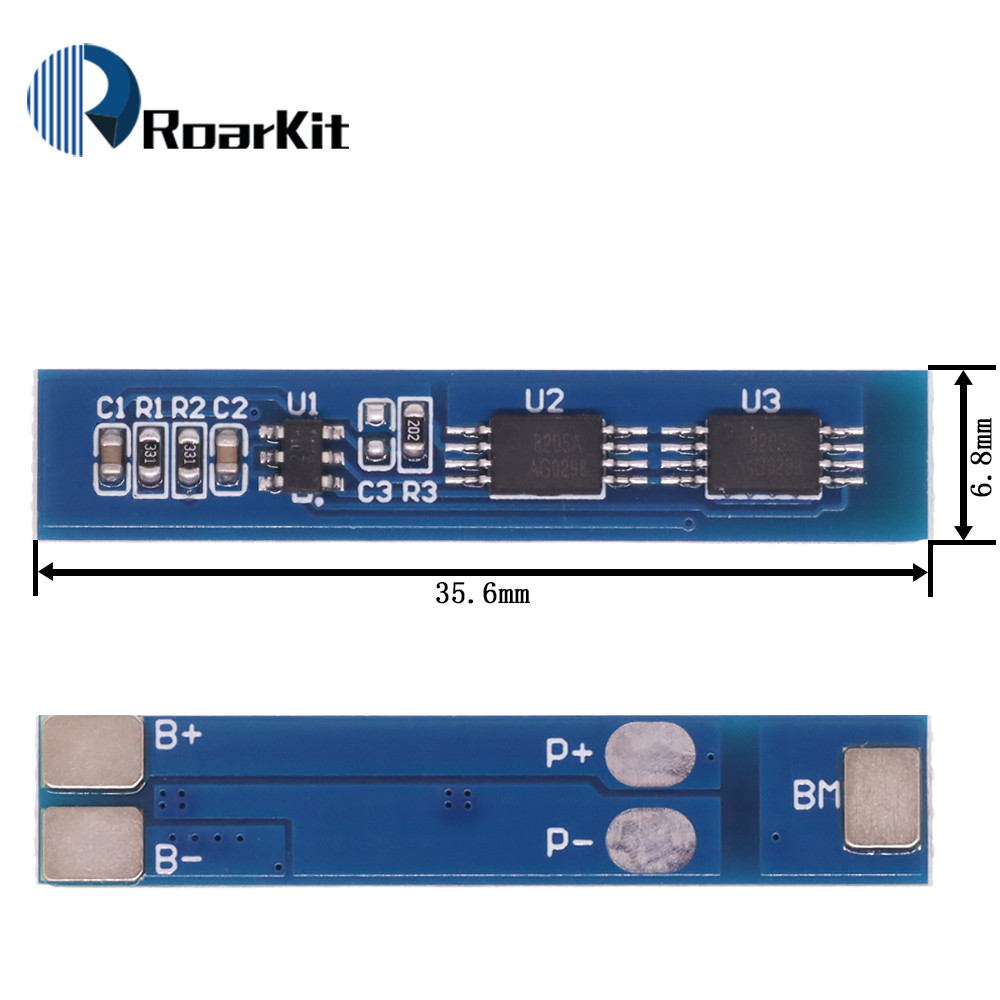 1/5pcs 2S 3A 鋰離子鋰電池 7.4v 8.4V 18650 充電器保護板 bms pcm 適用於鋰離子鋰電池