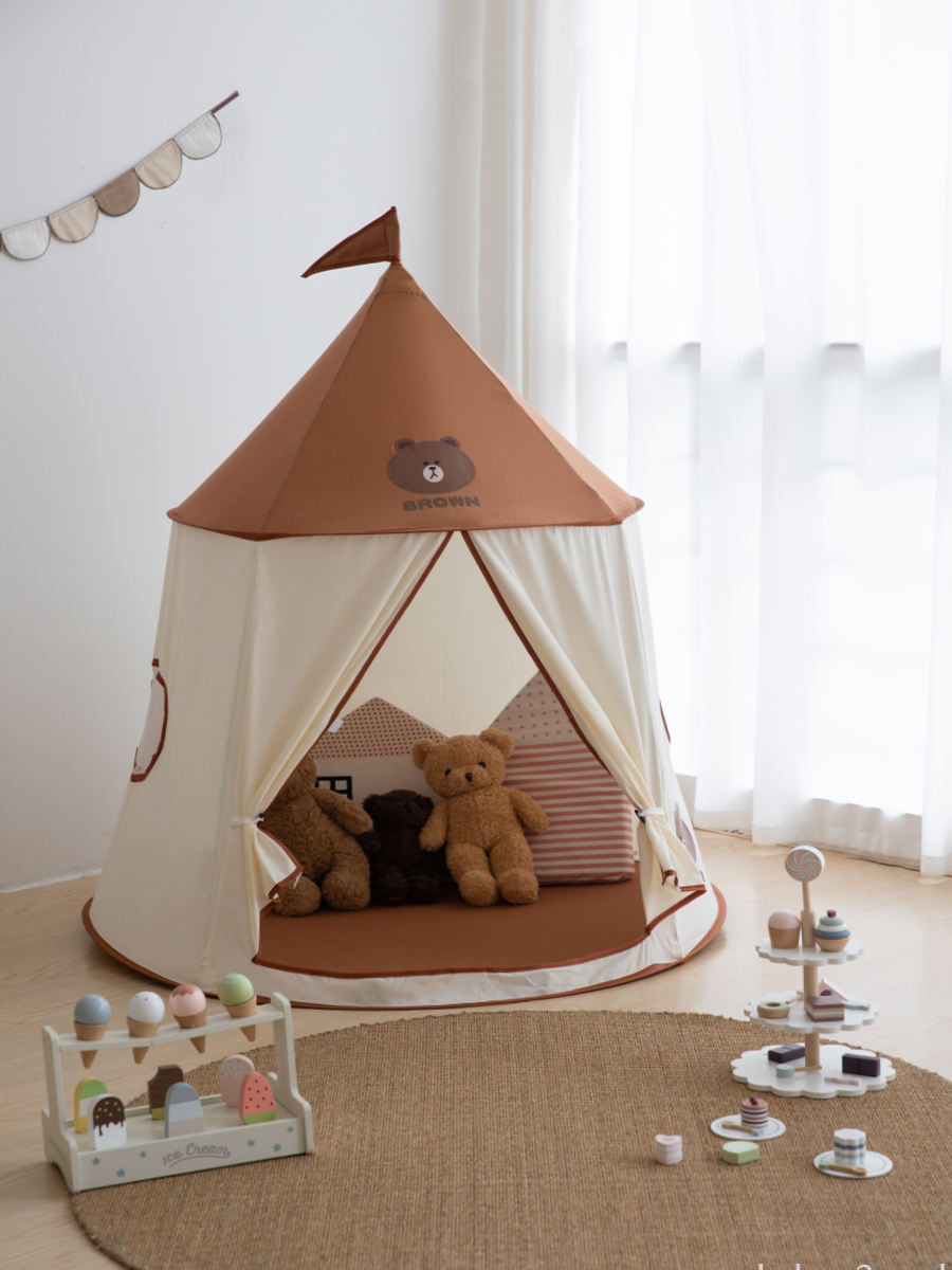 兒童帳篷室內印地安小動物家用寶寶公主小房子男女孩玩具遊戲屋