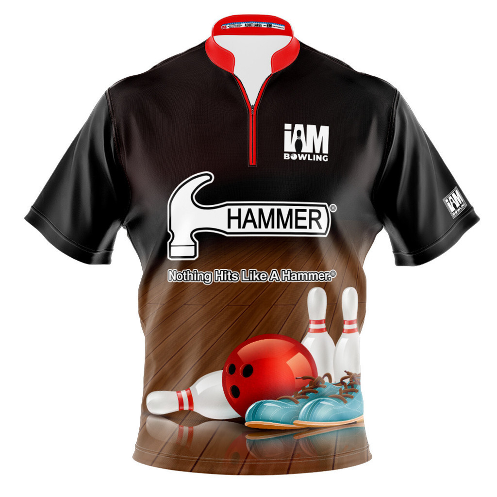 Hammer DS 保齡球球衣 - 設計 1558-HM 保齡球雪松球衣 3D POLO SHIRT