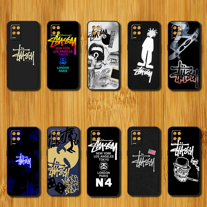 Realme 8 9 Q3 Q3i 8S 5G Stussy logo 手機殼保護殼