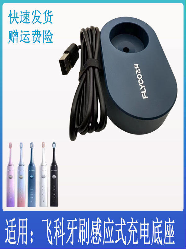 飛科電動牙刷充電器FT7105 7106 71077205充電座無線感應座牙刷頭