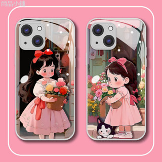 熱銷 粉紅裙子適用iPhone15 promax手機殼新款Iphone15pro玻璃ins暴款