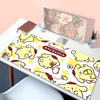 可愛的 Pompompurin 滑鼠墊筆記本電腦卡哇伊動漫遊戲櫃鼠標墊 PC 遊戲配件鍵盤地毯卡通辦公桌