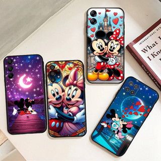 SAMSUNG 黑色手機殼米老鼠三星 Note 8 Note 9 Note 10 Lite 10 Plus Note 2