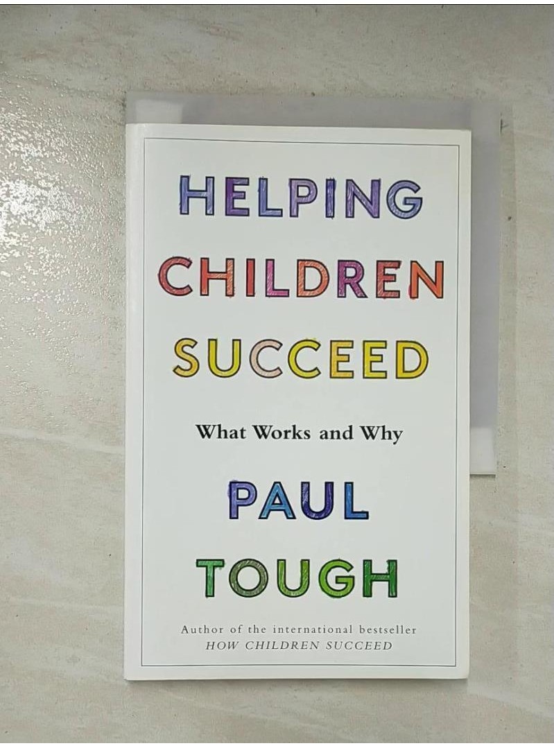 Helping Children Succeed_Paul Tough【T1／親子_AR2】書寶二手書
