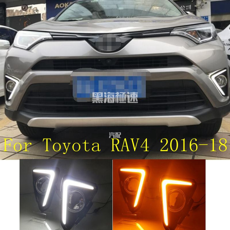 黑海極速•  豐田 RAV4 4代-4.5 2016 2017 2018 雙功能 DRL 日行燈 方向燈 RAV4日行燈