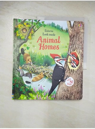 互動機關遊戲書：動物的家Look Inside Animal Homes_Emily Bone,Maribel Lechuga【T1／少年童書_DW9】書寶二手書