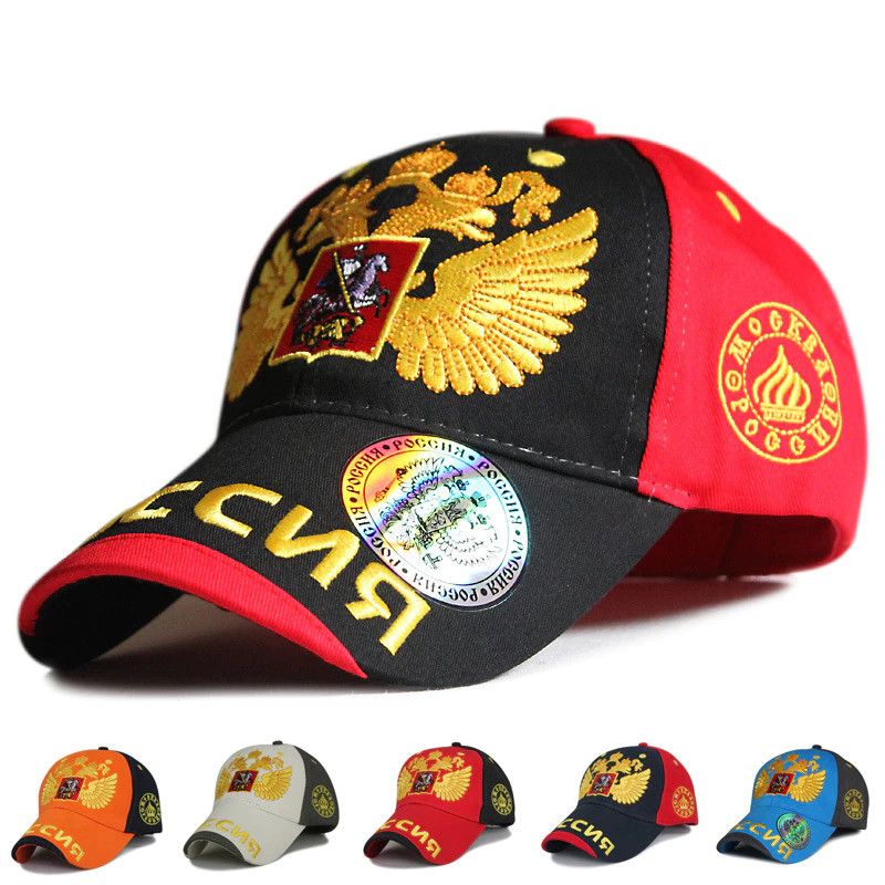 俄羅斯棒球帽俄羅斯帽 Snapback 帽子太陽帽男式女式嘻哈帽