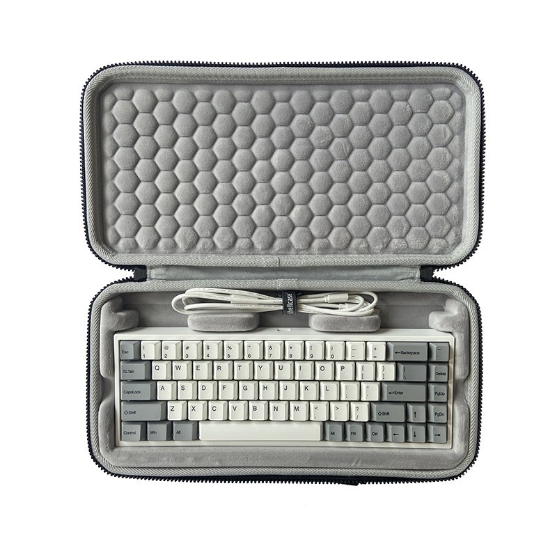 新款 適用Keydous NJ68/NJ80/NJ81/NJ98 鍵盤保護收納硬殼包袋套盒箱子 983