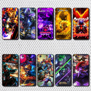 適用於 OPPO A37 A59 F1s Neo9 Mobile Legends Bang Bang 的軟黑色手機殼