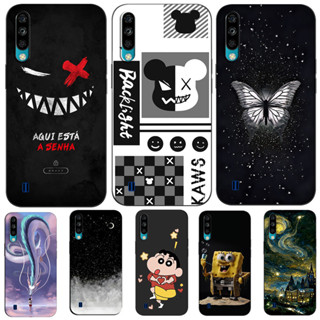 ZTE Blade A7 2020 手機殼後蓋手機殼保護軟矽膠黑色 Tpu 深色背景