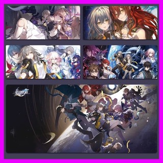 滑鼠墊 Honkai Star Rail Bailu 崩壞星穹鐵道滑鼠墊超大卡芙卡銀狼希兒電腦鍵盤墊桌墊二次元 Marc