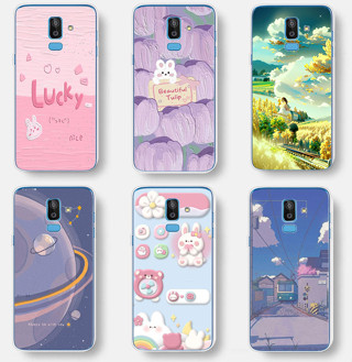 SAMSUNG 適用於三星 Galaxy j8 2018 手機殼 TPU 軟矽膠保護殼手機殼