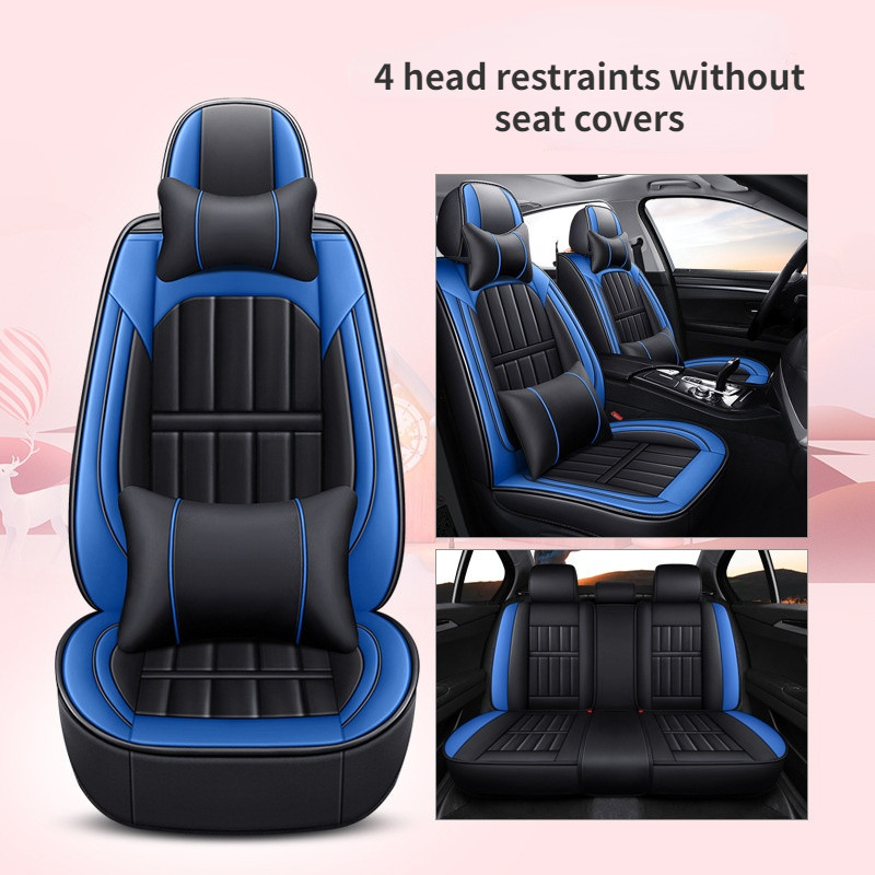 全覆蓋通用型汽車座椅套 PU 皮革前座+後座全套福特 GLA Jade 可供選擇