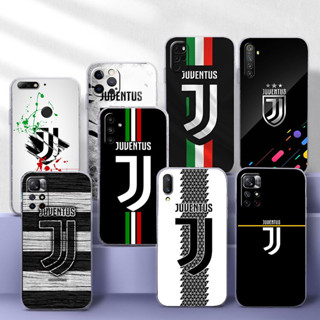 SAMSUNG 適用於三星 S7 S8 S9 Edge Plus juventus fc 的軟黑色手機殼