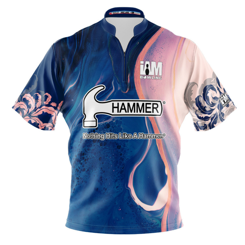 Hammer DS 保齡球球衣 - 設計 1530-HM 保齡球雪松球衣 3D POLO SHIRT