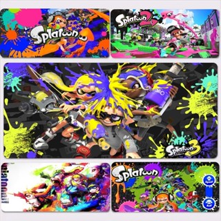 Splatoon 3 遊戲滑鼠墊大型遊戲計算機遊戲玩家 PC 鍵盤滑鼠墊