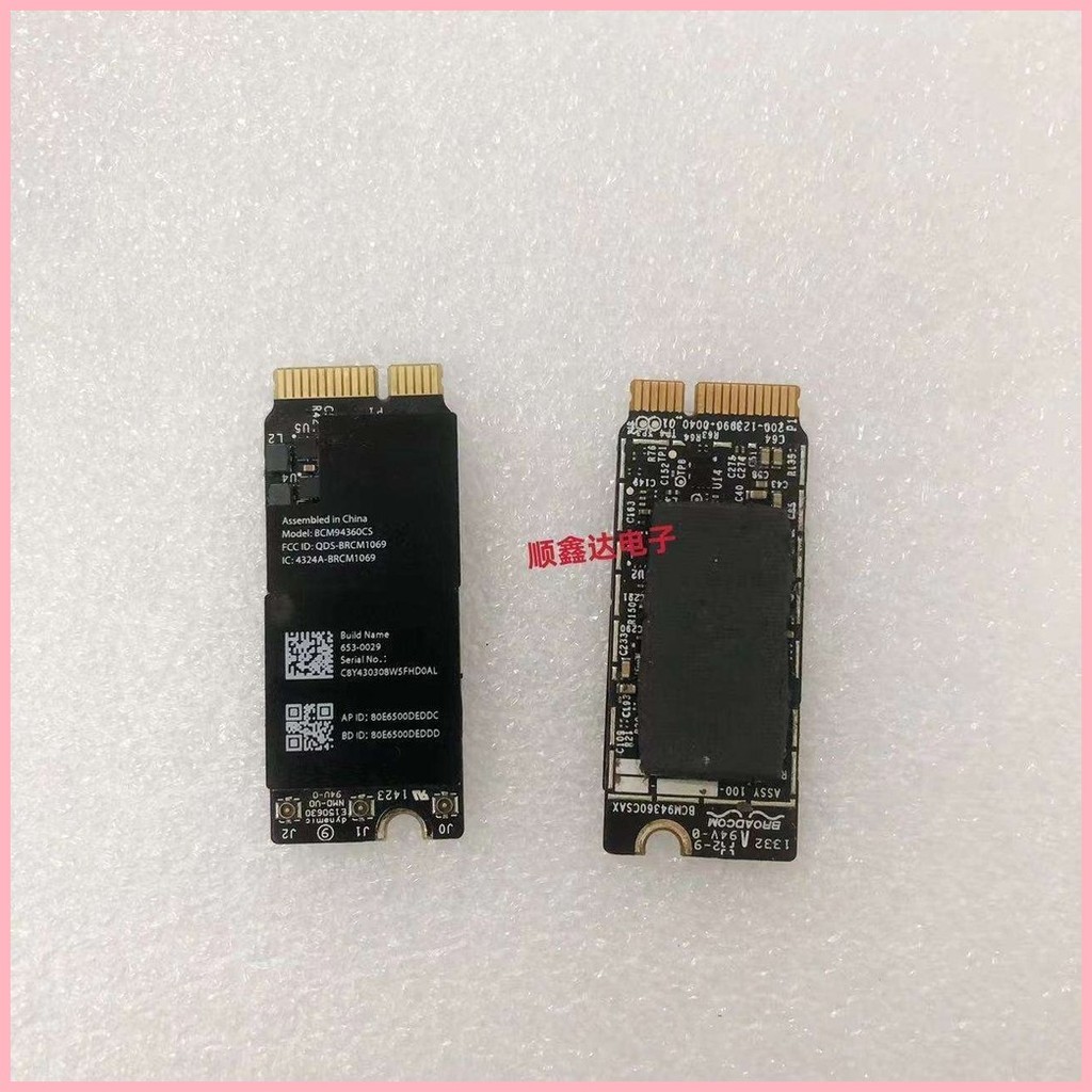♞,♘,♙適用於蘋果 A1502 A1398 網卡  BCM94360CS 13-14款 拆機