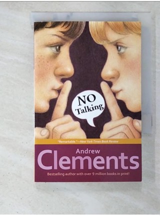 No Talking_Andrew Clements【T1／溝通_BBG】書寶二手書