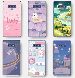 SAMSUNG 適用於三星 Galaxy note 9 手機殼 TPU 軟矽膠保護殼手機殼