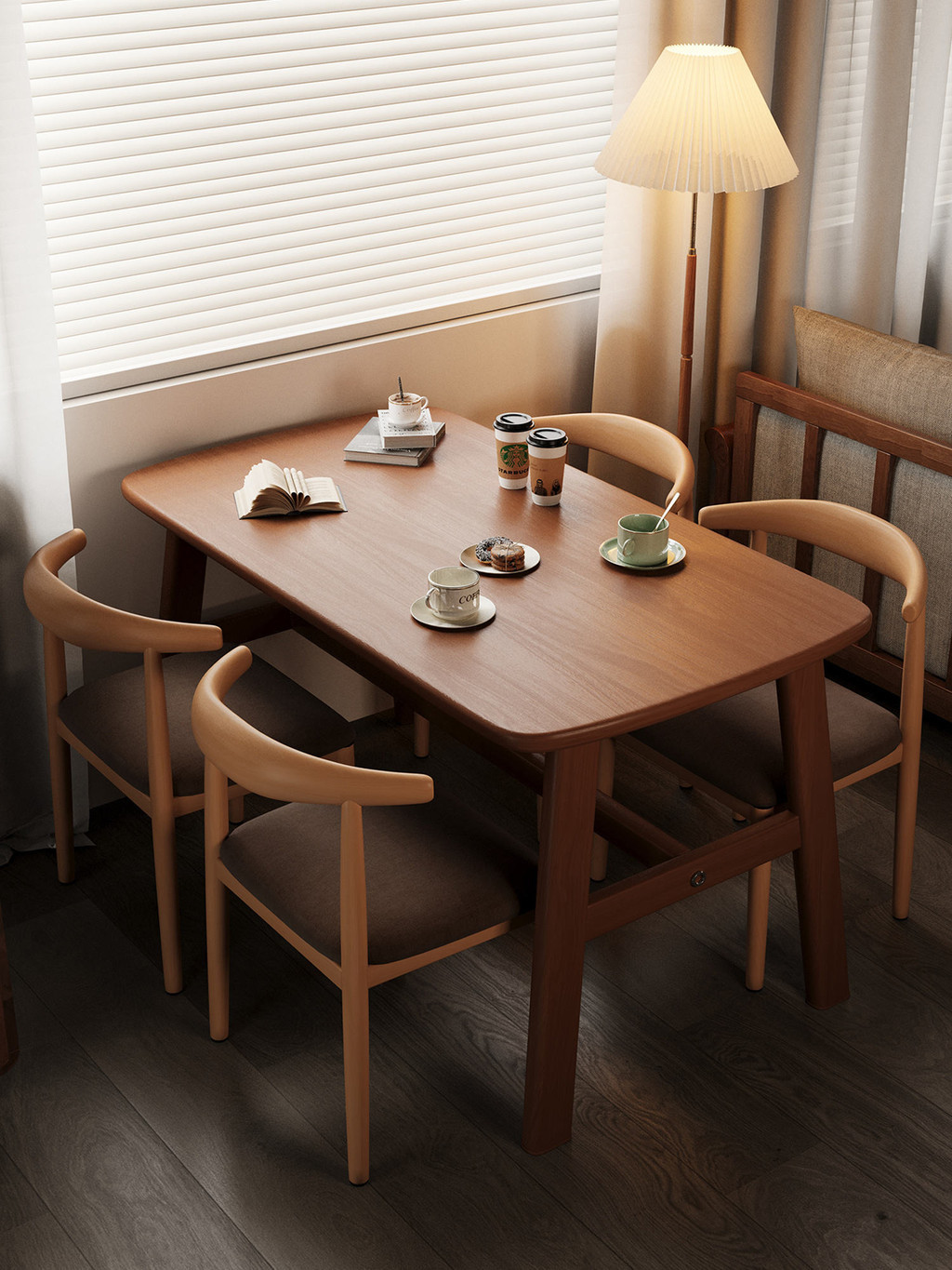 【靚貨】免運- 茶桌椅組合小戶型簡約茶几客廳家用長方形茶台新中式大板泡茶桌